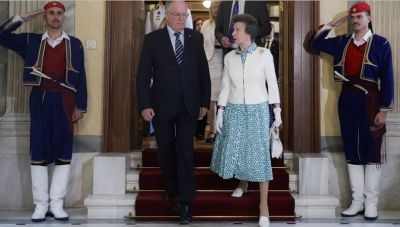 Στο Προεδρικό Μέγαρο η πριγκίπισσα Άννα – Συναντήθηκε με τον Κωνσταντίνο Τασούλα