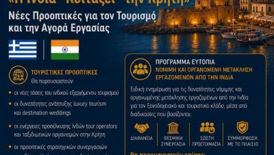 Εκδήλωση με θέμα «Ρέθυμνο – Ινδία: Νέες Προοπτικές Τουριστικής Συνεργασίας & Διεθνούς Ανάπτυξης»