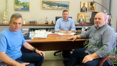 Συνάντηση του Δημάρχου Αγίου Νικολάου με το προεδρείο της Ένωσης Αστυνομικών Υπαλλήλων Λασιθίου
