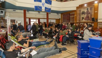 Εθελοντική Αιμοδοσία με προσφορά 143 φιαλών αίματος στην Κλινική Αιματολογίας Ογκολογίας Παίδων ΠαΓΝΗ