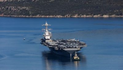 Στη Σούδα ξανά το αεροπλανοφόρο Gerald R. Ford για ανεφοδιασμό