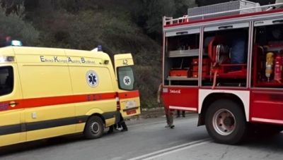Δυο τραυματίες σε τροχαίο το μεσημέρι στον Ασκορδαλό Χανίων