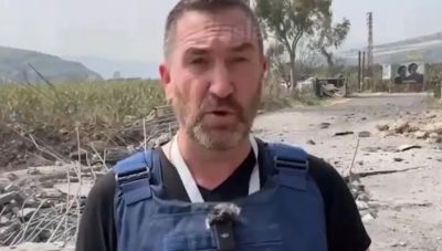 Στιγμές τρόμου στον Λίβανο: Πύραυλος προσγειώνεται δίπλα σε ρεπόρτερ του Russia Today (βίντεο)