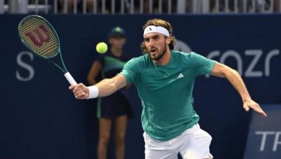 Νικηφόρα πρεμιέρα για τον Τσιτσιπά στο Miami Open,  προκρίθηκε στον 2ο γύρο