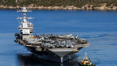 Κατέπλευσε στη βάση της Σούδας το αμερικανικό αεροπλανοφόρο USS Gerald R. Ford