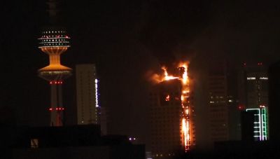 Νέες επιθέσεις σε χώρες του Κόλπου: Μεγάλη πυρκαγιά σε ουρανοξύστη στο Κουβέιτ