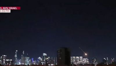 Πύραυλος χτύπησε το Τελ Αβίβ κατά τη διάρκεια ζωντανής μετάδοσης του NBC
