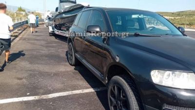 Φθιώτιδα: Αυτοκίνητο τράκαρε με… ταχύπλοο
