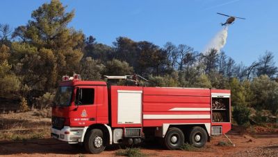 Πυρκαγιά σε δασική έκταση στο Κανδήλι Μεγάρων