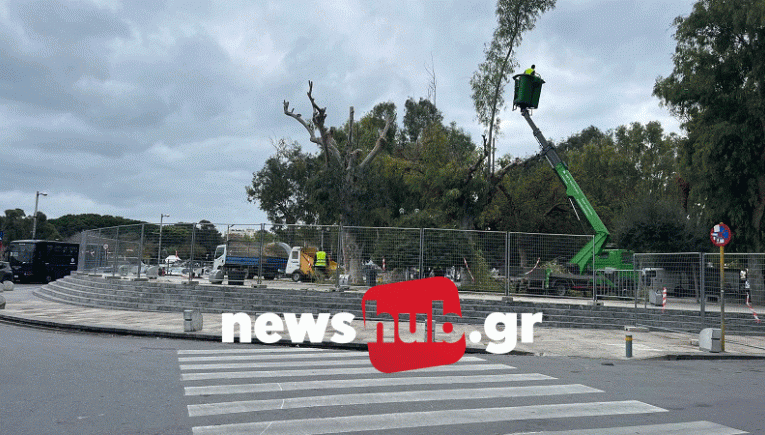 Εργοτάξιο η πλατεία Ελευθερίας: Ξεκίνησαν οι πρώτες εργασίες (Φωτο)