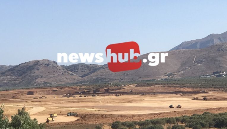 Στο 22% η πρόοδος κατασκευής του νέου αεροδρομίου στο Καστέλι-Τρέχουν οι αρχαιολογικές έρευνες