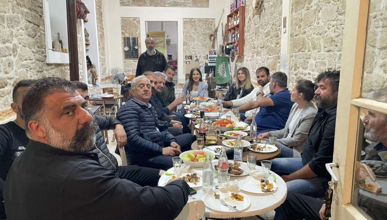Στη Μεσαρά η Ελένη Βατσινά