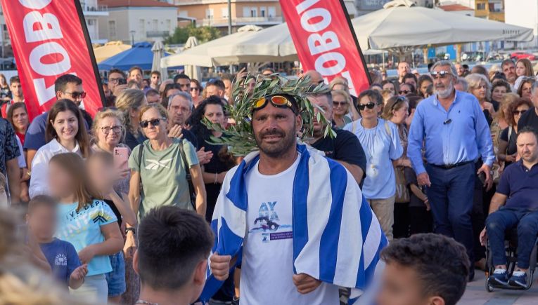 Ο Δήμος και οι πολίτες της Σητείας τίμησαν τον Παραολυμπιονίκη, Χαράλαμπο Ταϊγανίδη