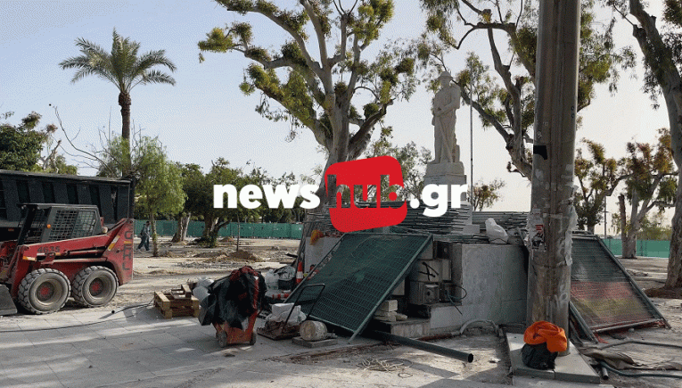 Ηράκλειο: Προχωρούν οι εργασίες στην πλατεία Ελευθερίας - Πως διαμορφώνεται το εργοτάξιο (Φωτο)