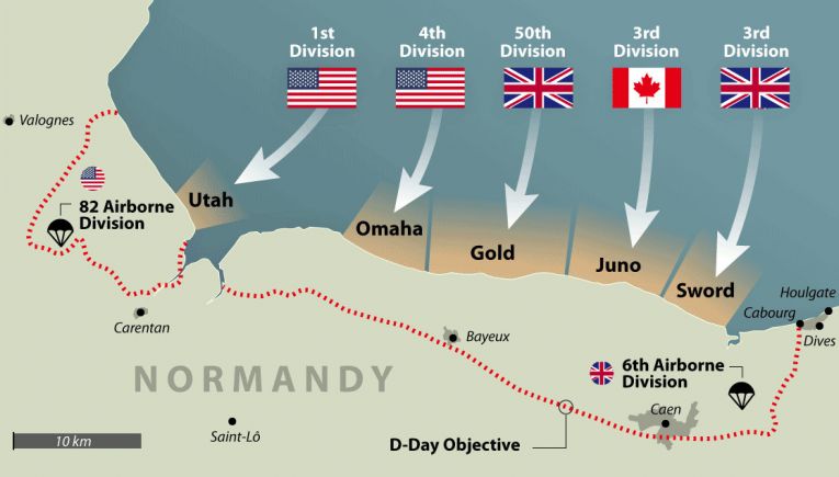 D-Day: Πώς η απόβαση στη Νορμανδία οδήγησε σε ήττα της Γερμανίας στον Β Παγκόσμιο Πόλεμο
