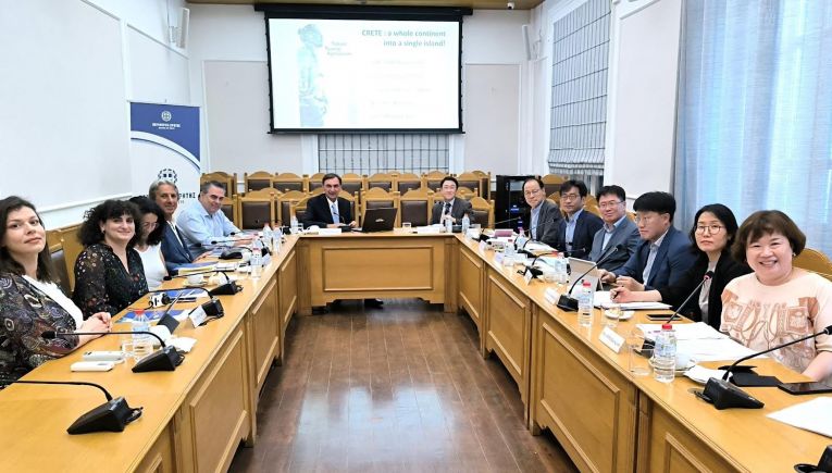Επίσκεψη Αντιπροσωπείας από τη Δημοκρατία της Κορέας στην Περιφέρεια Κρήτης
