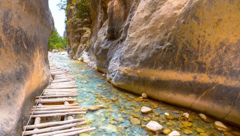 Κουρταλιώτικο φαράγγι: Αποκολλήθηκε βράχος λόγω της βροχής