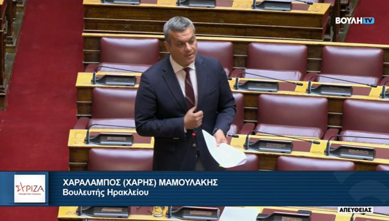 Μαμουλάκης - ΒΟΑΚ: Να πάψει επιτέλους η κυβερνητική κοροϊδία