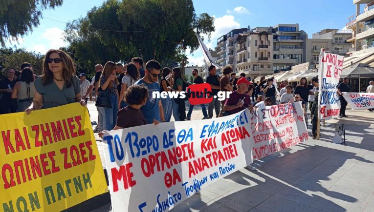 Στους δρόμους οι εργαζόμενοι στην Κρήτη για 13ωρη εργασία και επαναφορά δώρων-επιδομάτων (Φωτο+Βίντεο)