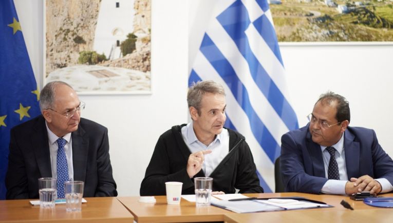 Μητσοτάκης από Αμοργό: Εμβληματική η πρωτοβουλία με τα θαλάσσια πάρκα