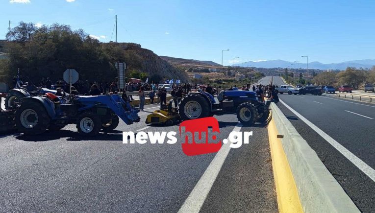 Μπλόκο των κτηνοτρόφων στον ΒΟΑΚ: Ανοιγοκλείνουν το δρόμο - Αυξημένη κίνηση στην παλιά εθνική οδό