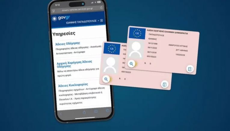 Αποκλειστική υποβολή αιτήσεων για άδειες οδήγησης μέσω του gov.gr από 13 Οκτωβρίου 2025
