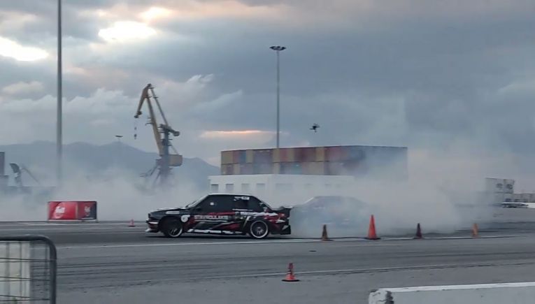 Αγώνες drifting στο λιμάνι Ηρακλείου - Συνεχίζονται οι διαμαρτυρίες: « Να μην δοθεί ξανά άδεια για τέτοιες ακραία οχλούσες δραστηριότητες»